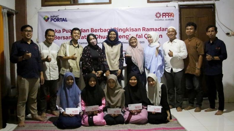 Laznas PPPA Daarul Qur'an dan MNC Portal Buka Puasa Bersama Santri Penghafal Alquran di Tangerang 