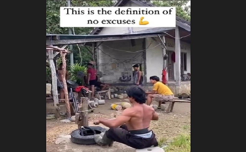 Arnold Schwarzenegger Dibikin Kagum Pemuda Bali Berbadan Kekar, Nge-Gym dengan Peralatan Seadanya