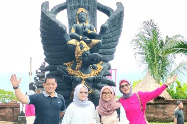 Sambut Lebaran, Destinasi Teraskaca Gunungkidul Hadirkan Patung Garuda Wisnu Kencana