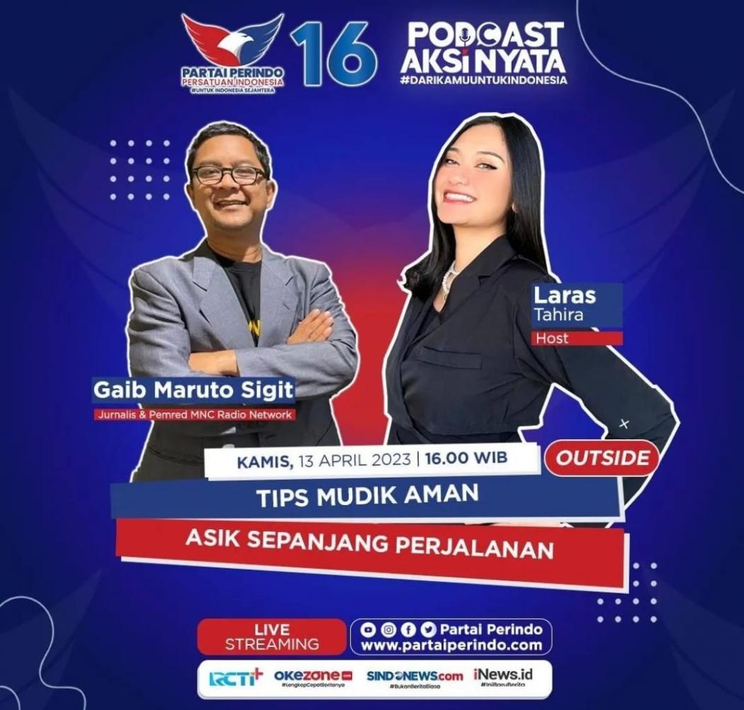 Simak Tips Mudik Aman dan Asyik  di  Podcast Aksi Nyata Hari ini Pukul 16.00 WIB