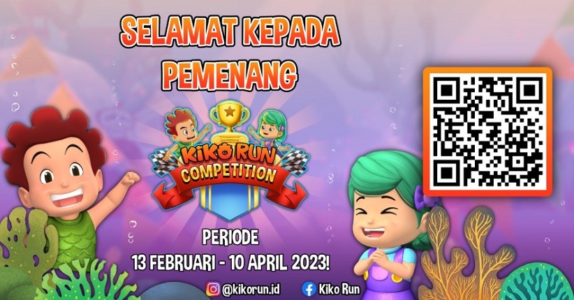 Wah, Cek Daftar Peserta Kiko Run Competition yang Berhasil Jadi Juara!