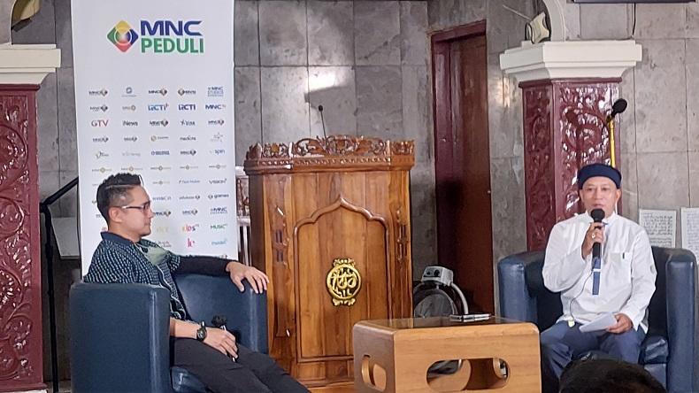 MNC Peduli Dukung Kegiatan Ramadan 1444 H Masjid Raudhatul Jannah di Kebon Jeruk dengan Hadirkan Arie Untung