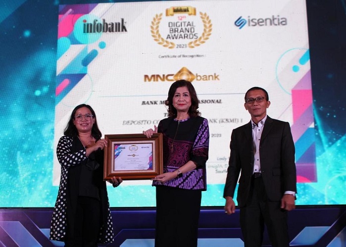 Hadirkan Solusi Perbankan Inovatif, MNC Bank Raih Infobank Digital Brand Award 2023
