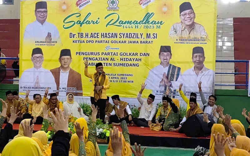 3.000 Jemaah Hadiri Safari Ramadhan Golkar Jabar di Sumedang