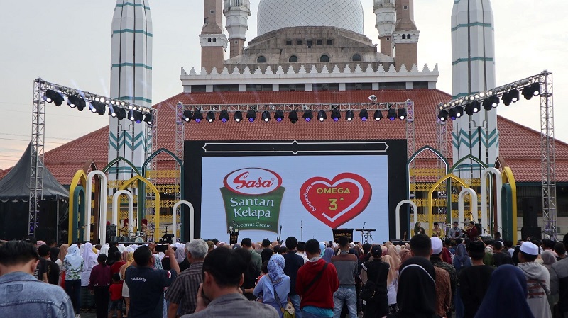 Kemeriahan Tabligh Akbar Nikmatnya Ramadan Sasa Santan Omega 3 di Semarang