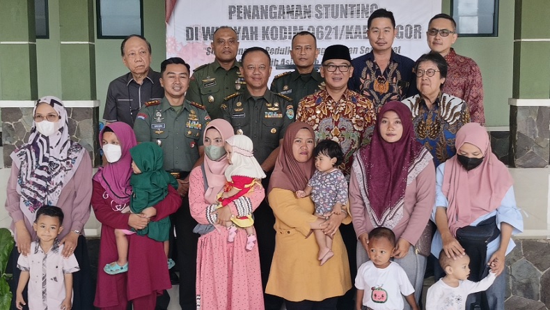 Tangani Stunting, TNI Pantau 300 Anak di Kabupaten Bogor selama 3 Bulan