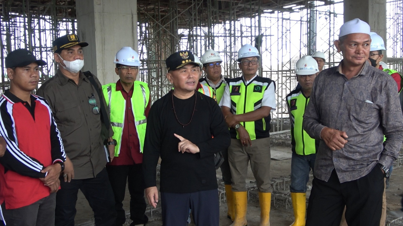 Tinjau Pembangunan RSUD, Gubernur Kalteng Optimistis 2024 Rampung