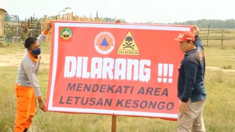 Oro-oro Kesongo Keluarkan Gas Beracun, Warga Dilarang Beraktivitas Radius 2 Kilometer 