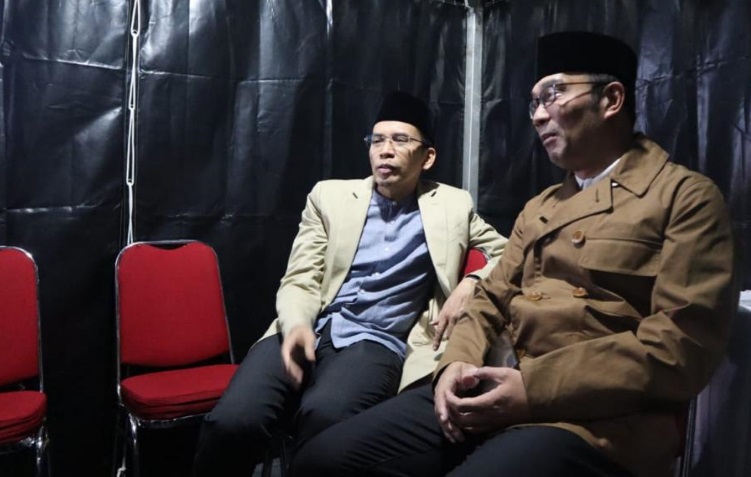 Sapa TGB, Ridwan Kamil: Selamat Datang di Masjid Al Jabbar Tuan Guru