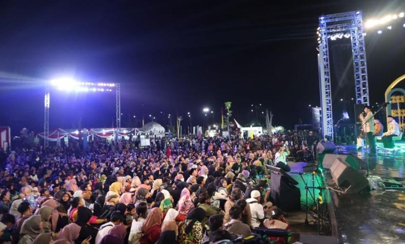 Meriahnya Tabligh Akbar Ramadhan iNews TV di Masjid Al Jabbar Bandung