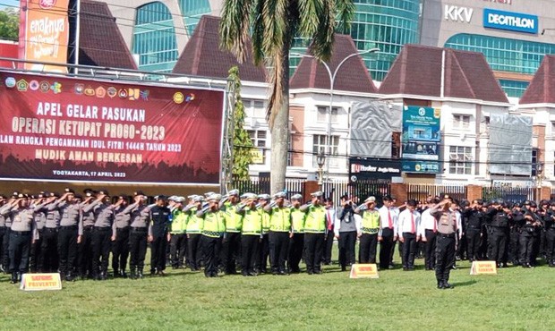  3.395 Personel Gabungan Amankan Mudik Lebaran 2023 di DIY