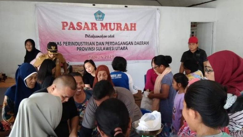 Animo Masyarakat Kepulauan Sulut Belanja di Pasar Murah Lebaran Tinggi
