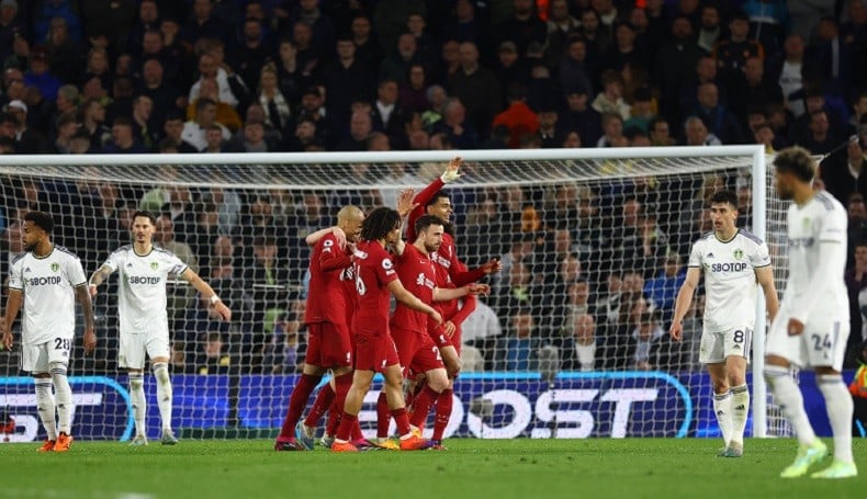 Hasil Liga Inggris 2022/2023: Pesta Gol, Liverpool Hancurkan Leeds United
