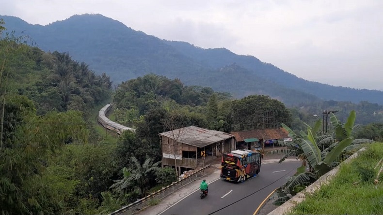 Keindahan Bentang Alam Lingkar Gentong Tasikmalaya Manjakan Pemudik