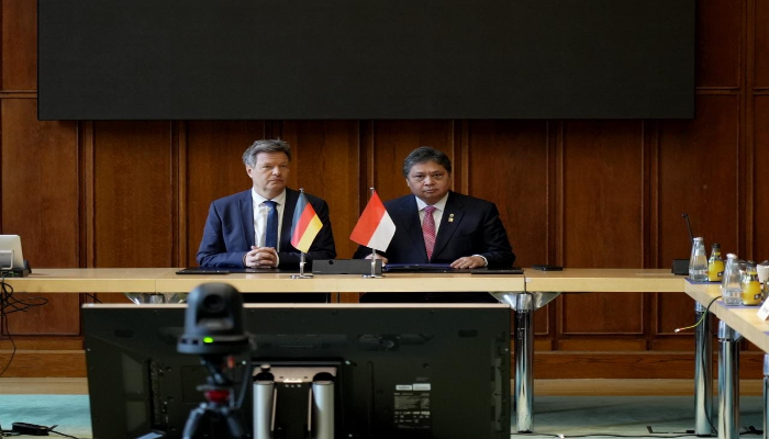 Menko Airlangga dan Menteri Urusan Ekonomi Jerman Teken Joint Declaration of Intent