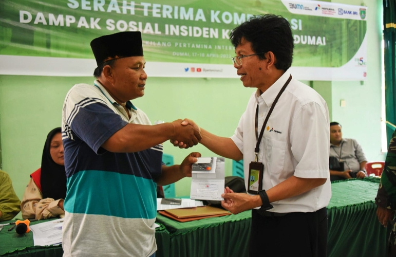 PT KPI RU Dumai Realisasikan Kompensasi Dampak Sosial untuk Masyarakat