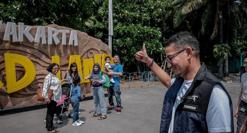 Sandiaga Uno Minta Pengelola Destinasi Wisata Perhatikan Manajemen Keramaian saat Libur Lebaran