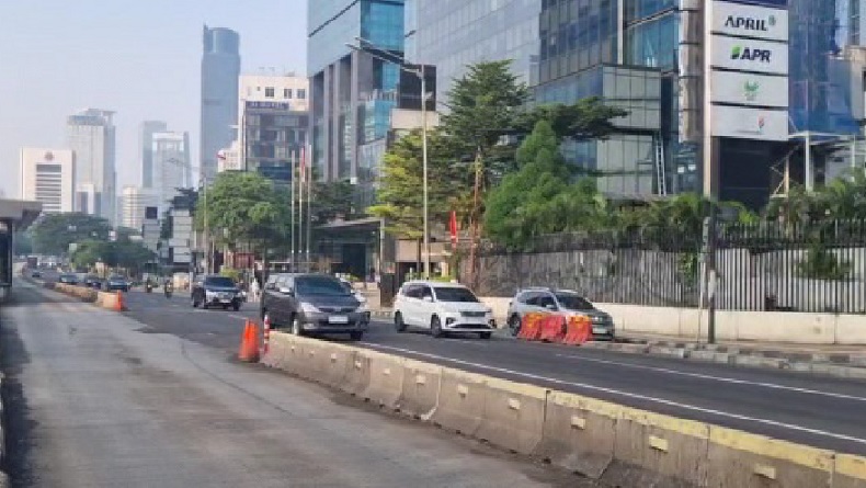 Jalanan Jakarta Lengang di Hari Pertama Cuti Lebaran