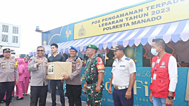 Kapolda Sulut Pantau Keamanan Bandara, Pelabuhan dan Fasilitas Umum jelang Hari Raya Idul Fitri