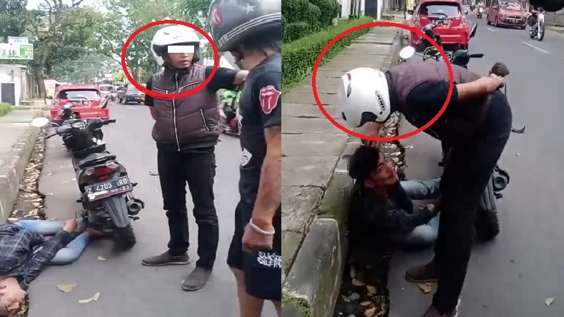 Polisi Buru Pria Aniaya Pemotor hingga Kejang di Cimahi, Identitas Pelaku Diketahui