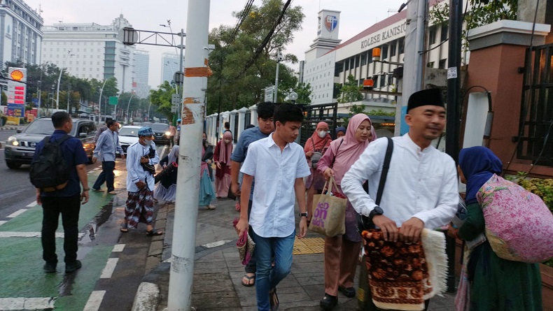 Wujud Toleransi, Jemaah Salat Id Muhammadiyah Boleh Parkir di Sekolah Katolik Kolese Kanisius