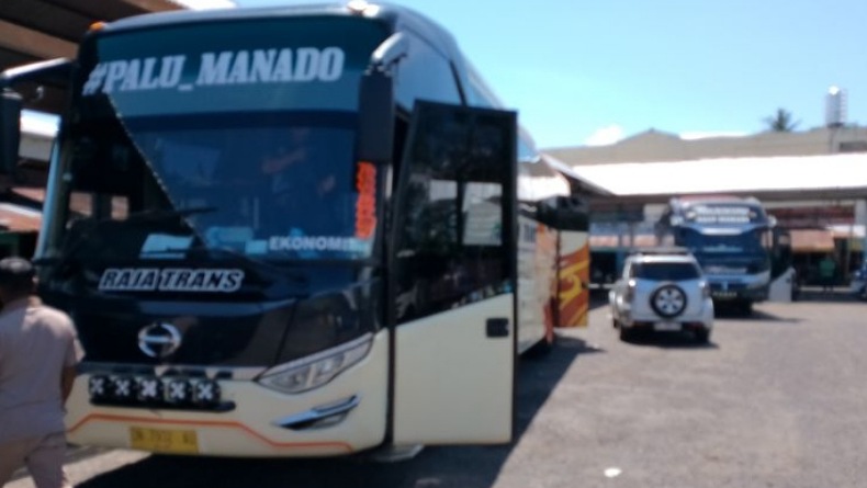Mudik, Penumpang Bus Tujuan Palu dari Manado Meningkat
