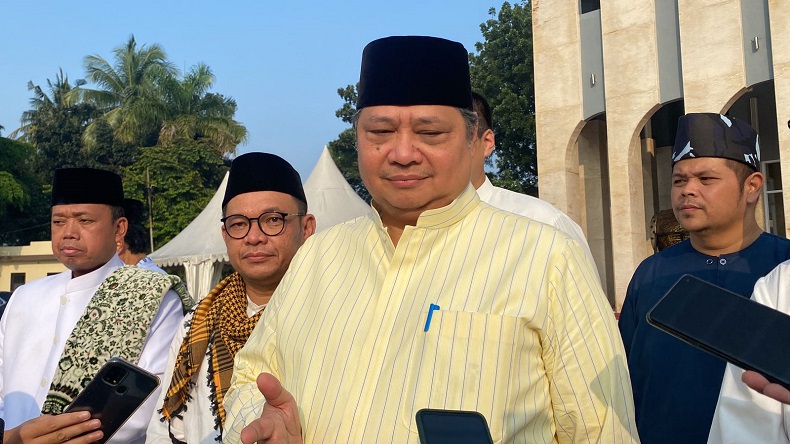 Respons Airlangga Ganjar Jadi Capres PDIP: Selamat Sudah Memutuskan, Golkar Sudah Munas Lalu