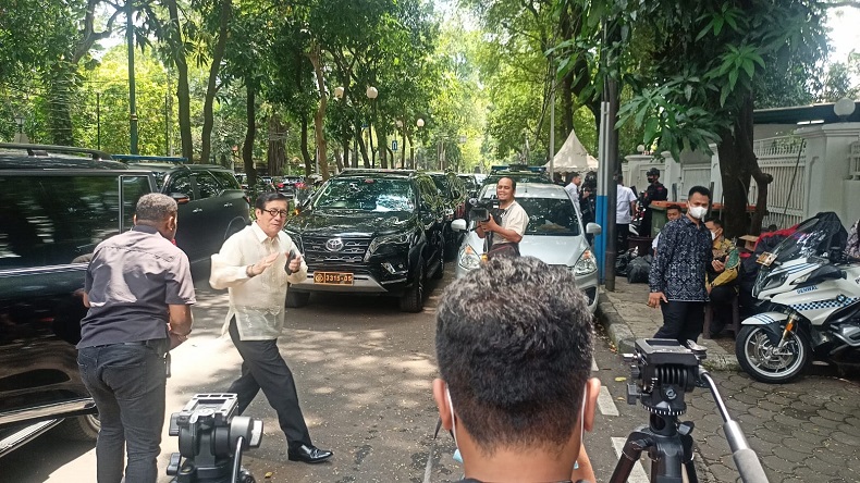 Sejumlah Elite PDIP Sambangi Rumah Megawati di Hari Lebaran