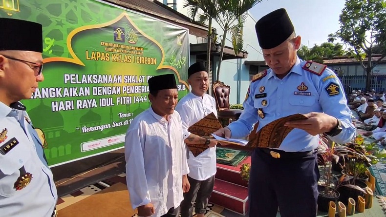 608 Napi di Lapas Kesambi Cirebon Dapat Remisi Lebaran 2023