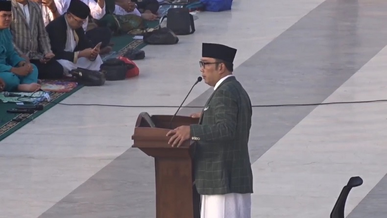 Pamit saat Salat Id di Masjid Al Jabbar, Ridwan Kamil: Ini Mungkin Lebaran Terakhir