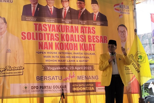 Gelar Syukuran Koalisi, Golkar DIY Berharap Airlangga-Prabowo Diusung oleh KIB