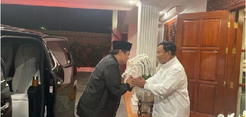 Usai Bertemu Presiden Jokowi, Prabowo Lanjut Silaturahmi Lebaran dengan Aburizal Bakrie dan Airlangga Hartarto