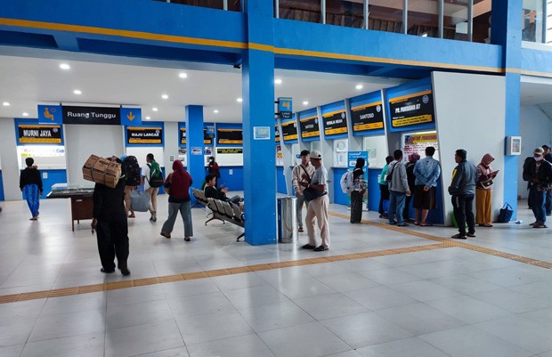 Penumpang di Terminal Dhaksinaga Wonosari Meningkat tapi Bukan Arus Balik