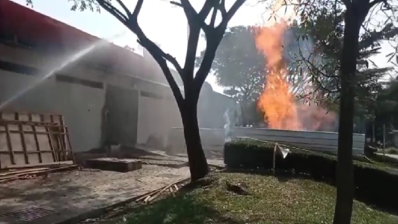 Semburan Api di Rest Area Km 86 Tol Cipali, Dirlantas Polda Jabar: Arus Balik Aman