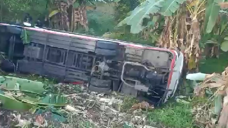 Kecelakaan Hari Ini di Bali, Bus M-Trans Masuk Jurang 15 Meter