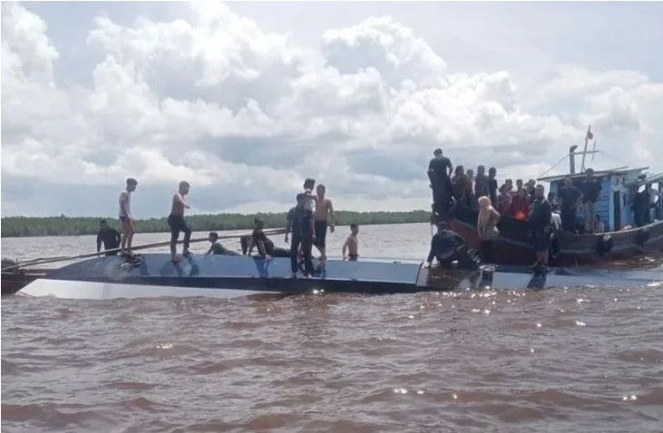 Update Kapal Evelyn Calisca Tenggelam di Perairan Inhil Riau, 9 Tewas 6 Hilang 
