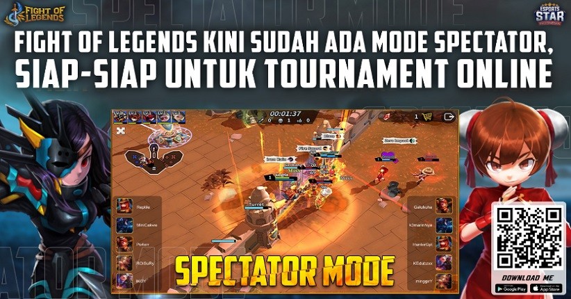 Fight of Legends Sudah Ada Mode Spectator, Siap-siap untuk Tournament Online