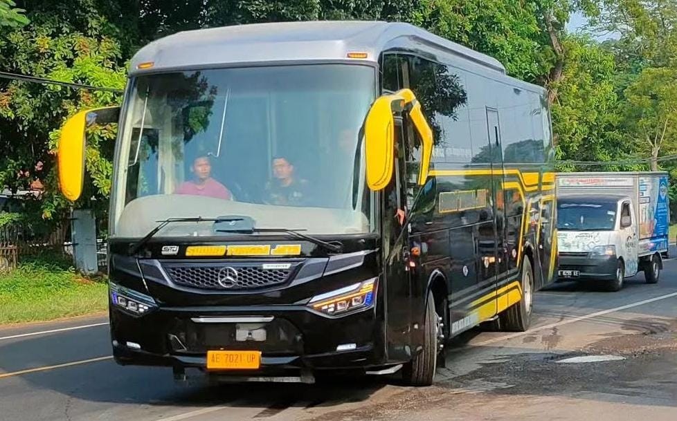 Peremajaan Armada, Intip Bus Baru PO Sudiro Tungga Jaya Mesin Depan