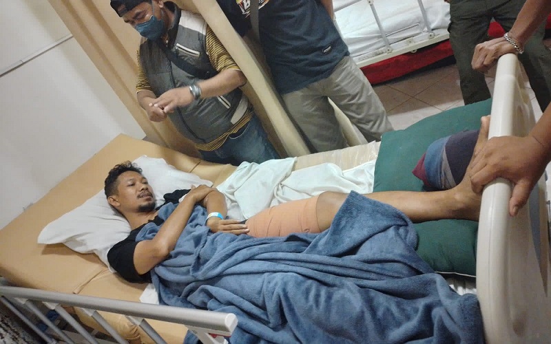 Halau Maling Kabur, Ketua RT di Jatiasih Bekasi Ditusuk