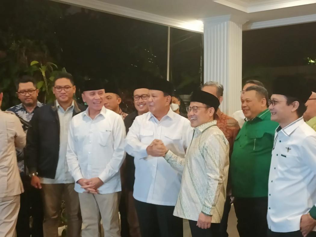 Gerindra-PKB Silaturahmi, Prabowo Suarakan: Indonesia Terus Maju