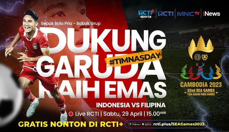 Link Live Streaming Timnas Indonesia U-22 Vs Filipina, Garuda Nusantara Siap Rebut Poin