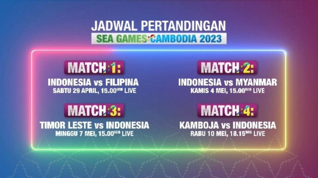 Link Live Streaming Timnas Indonesia U-22 Vs Filipina di SEA Games 2023 Sore Ini
