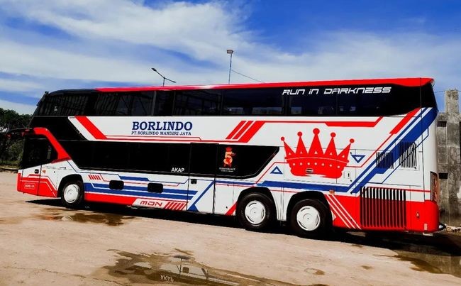 Pertama di Indonesia, Bus Double Decker Ini Punya 11 Kelas Sleeper