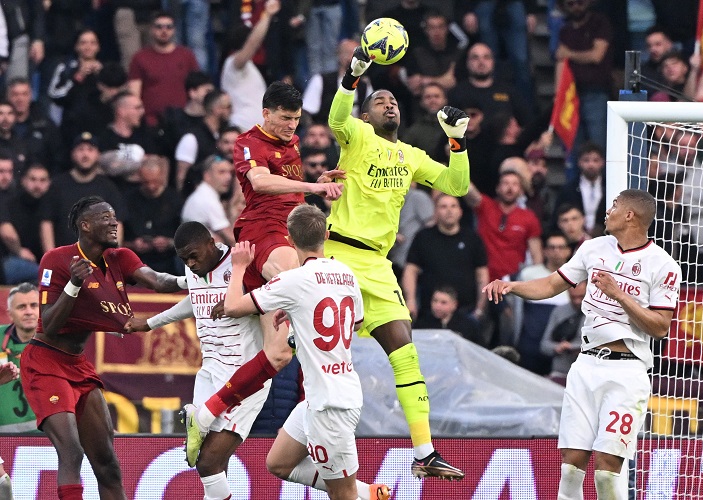 Hasil AS Roma Vs AC Milan: Drama Gol Injury Time, Duel Berakhir 1-1