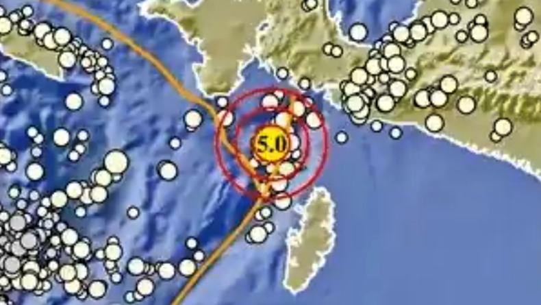 Gempa Hari Ini Magnitudo 5,0 Guncang Kepulauan Aru Maluku