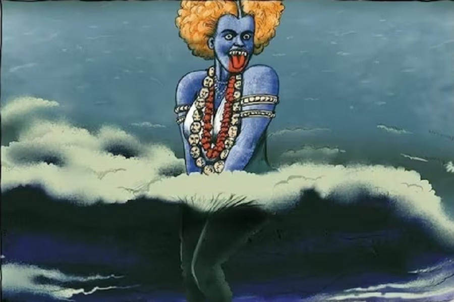 India Marah Besar! Kemhan Ukraina Unggah Karikatur yang Menghina Dewi Hindu