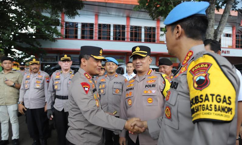 Jelang Berakhirnya Operasi Ketupat Candi 2023, Kapolda Jateng Pompa Semangat Personel