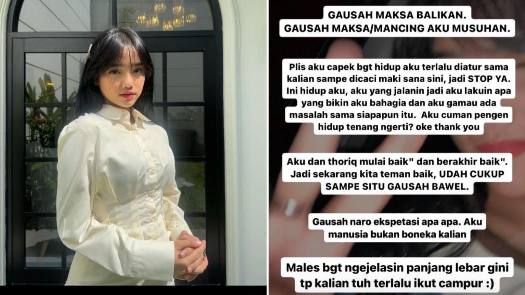 Tak Terima Hidupnya Diatur Netizen, Fuji Tulis Pesan Menohok Ini di Medsos