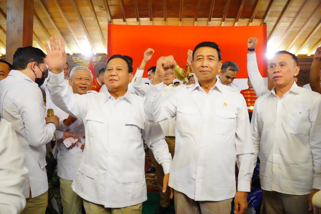 Didukung Wiranto, Prabowo: Ini Booster Energi Bagi Kami