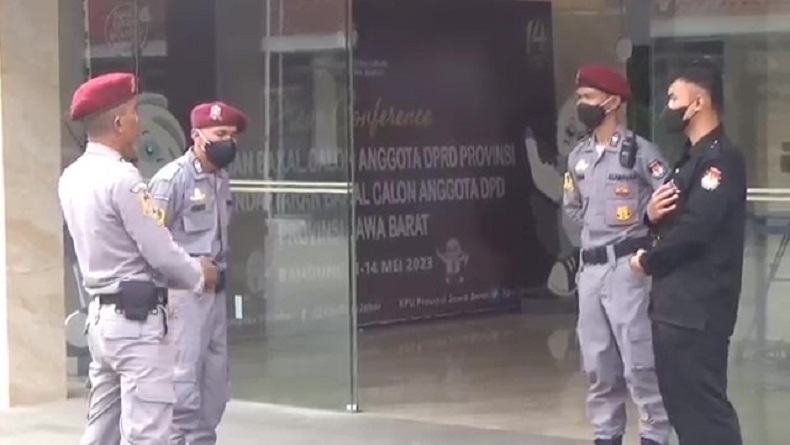 Hari Kedua Pendaftaran Pileg, Kantor KPU Jabar Masih Sepi dari Bacaleg